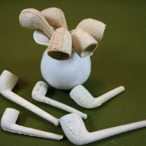 Alternative view of Potje met 10 gips pijpjes