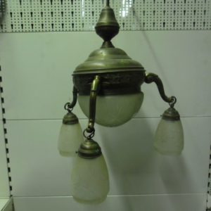 Zeer oude hanglamp uit de jaren 1920 / 1930