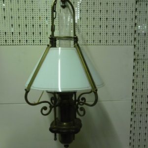 Zware koperen hanglamp