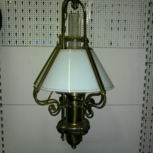 Zware koperen hanglamp