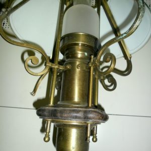 Zware koperen hanglamp