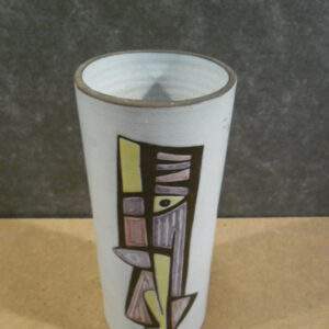 Vintage vaasje met Picasso achtige afbeelding