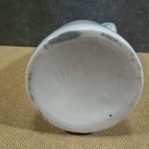 Vintage vaasje met een afbeelding van een vogel of een waterhoentje