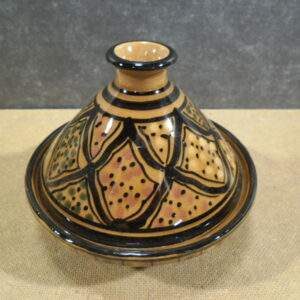 Tajine Tunesisch aardewerk schaal met deksel