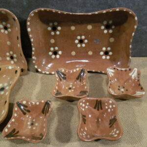 Aardewerk setje van Tegelte keramiek