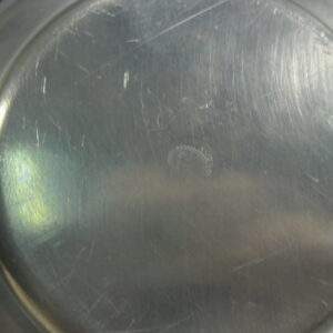 Tinnen bord J v W Jan van Woudenberg