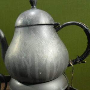 Tinnen thee service Meeuws en zoon