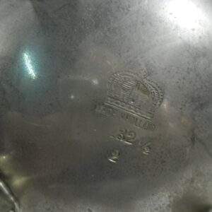 Tinnen thee kan met theelichtje made in HOLLAND