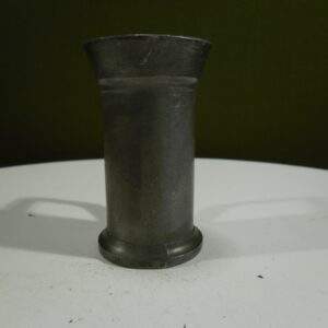 Tinnen maatbeker 0,5 deciliter