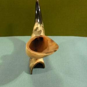 Asbak gemaakt van een horen