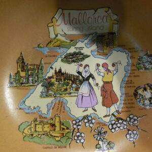 Asbak aardewerk souvenir Mallorca