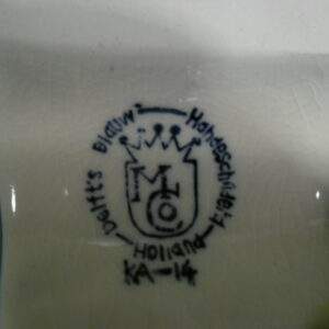 Asbak aardewerk klomp model Delfts blauw Holland