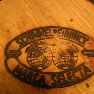 Houten sigaren ton van Schimmel Penninck