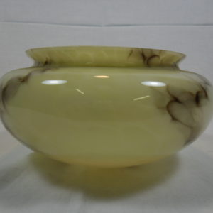 Oude glazen lampenbol