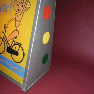 Oude Lichtreclame "Fietsen!" 'n gezonde beweging