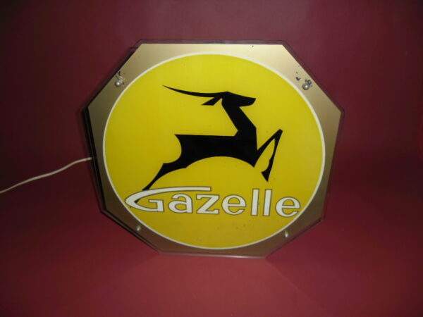 Unieke Gazelle lichtreclame