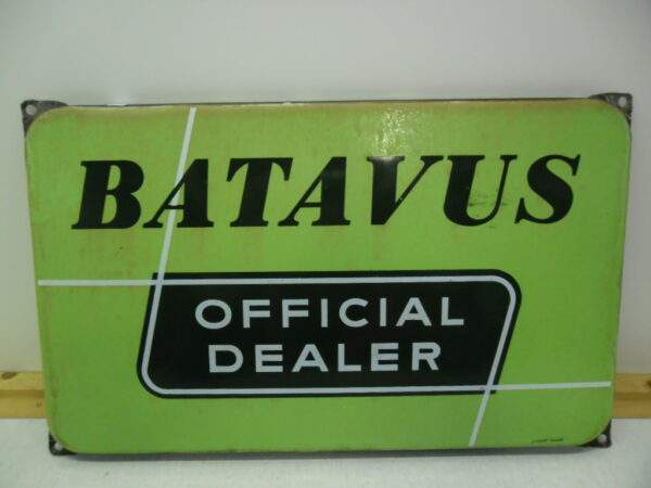 Zeldzaam Batavus emaille reclame bord