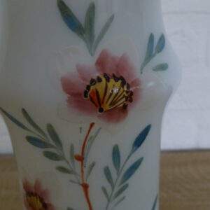 Kast vaas, beschilderd, schulprand