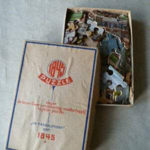 Oude puzzel, compleet, "De Nederlanden van 1845"