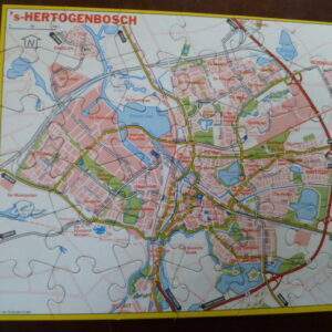 Oude puzzel, Falk, plattegrond 's Hertogenbosch