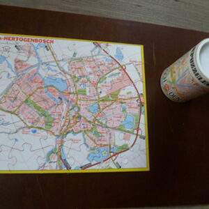 Oude puzzel, Falk, plattegrond 's Hertogenbosch