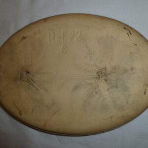 Aardewerk ovale schaal