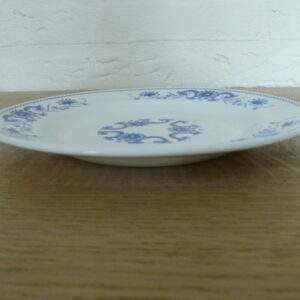 Rivanel, ontbijtbord, made in France, blauwe bloem