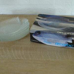 Set assiettes / bordjes Poisson Arcoroc