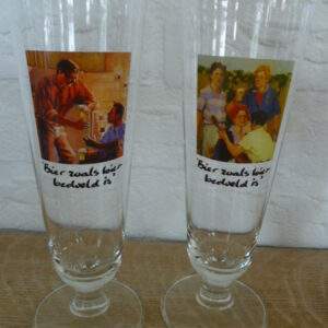 Set Heineken kunstglazen, bier zoals bier bedoelt is