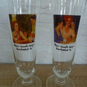 Set Heineken kunstglazen, bier zoals bier bedoelt is