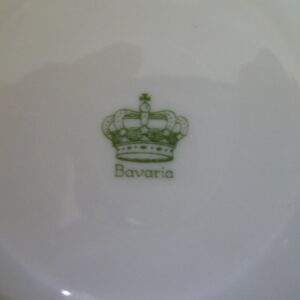 Kop en schotel, Bavaria, gele roos