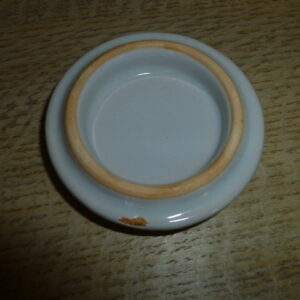 Roomstelletje met blauwe print