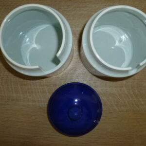 Augurken- en zilveruitjes potjes