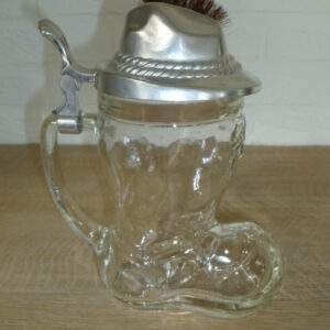 Glazen BMF bierstiefel, origineel, made in Germany