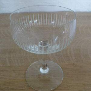 Geslepen glazen, set van 14 stuks, diverse maten