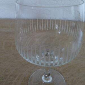 Geslepen glazen, set van 14 stuks, diverse maten