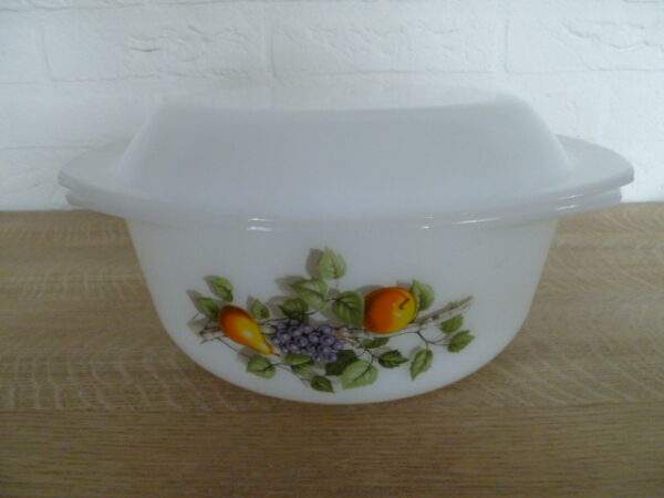 Arcopal ovenschaal met deksel, fruits de France