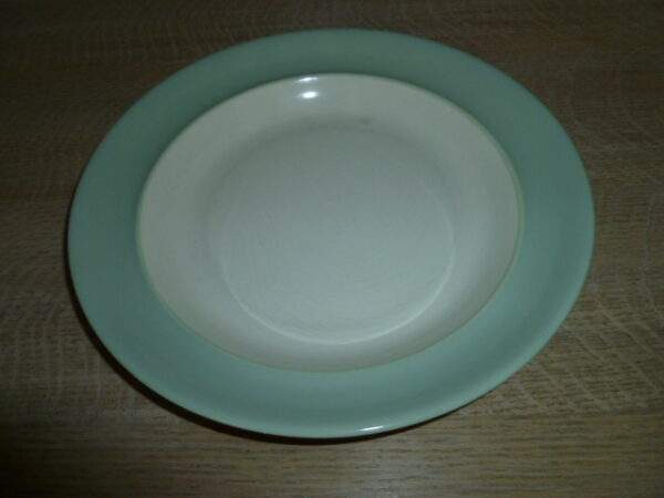 Regina Gouda Holland, diep bord, pastel groene rand