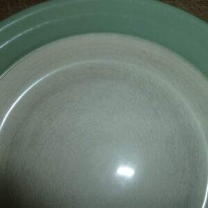 Regina Gouda Holland, diep bord, pastel groene rand