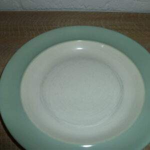Regina Gouda Holland, diep bord, pastel groene rand