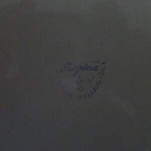 Regina Gouda Holland, diep bord, pastel groene rand