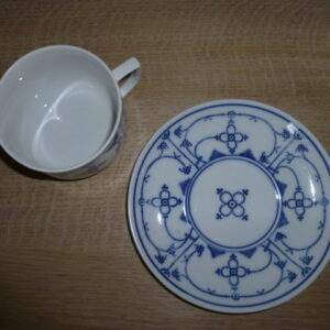 Kop en schotel, Bavaria Saksisch blauw