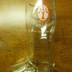 Oranjeboom, Met Goud Bekroond, laars glas