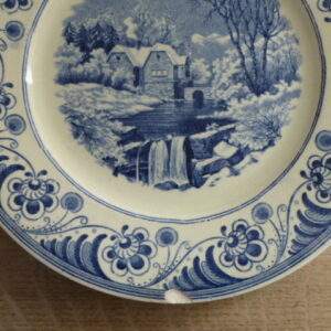 Sociëte Ceramique Maestricht bord, Landschap 4