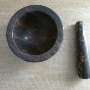 Vijzel, bruin marmer