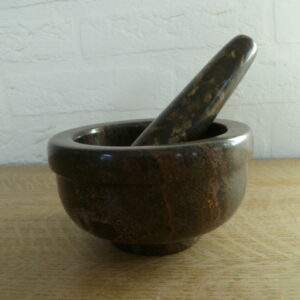 Vijzel, bruin marmer