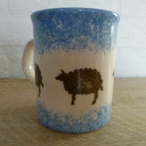 Blauwe Rafel Texel, mok aardewerk