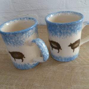 Blauwe Rafel Texel, mok aardewerk