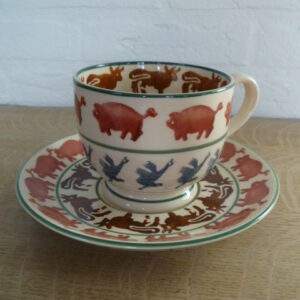 Bridgewater, kop en schotel, made in England