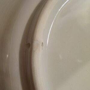 Blauw met zonnebloem, set borden/wandborden, made in Spain